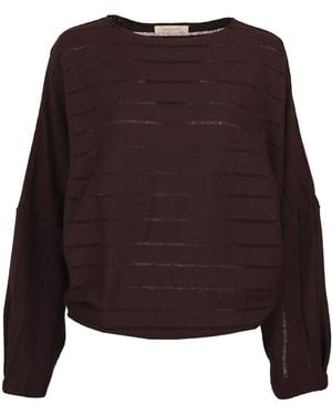 March23 Round-Neck Knitwear - Bruin