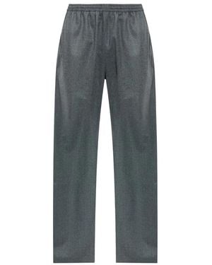 Lanvin Wool Pleated Broeken - Grijs