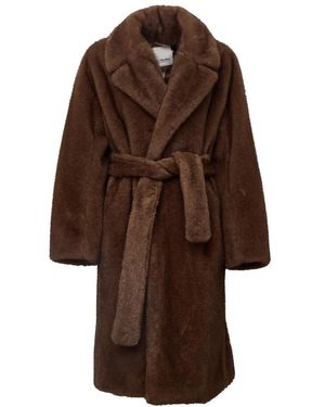 Max Mara Midi Omslagjas - Bruin