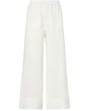 Peuterey Wide Trousers - Blanco