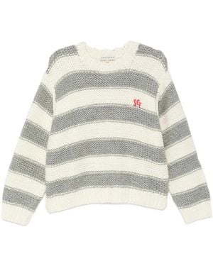 Stine Goya 2497 Handstrickpullover - Weiß