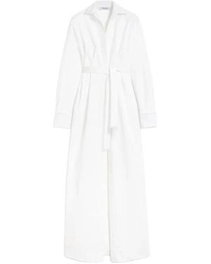 Max Mara Shirt Dresses - White