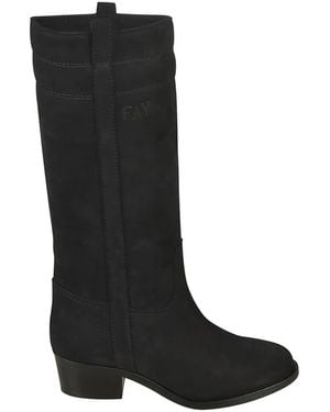 Fay High Boots - Black