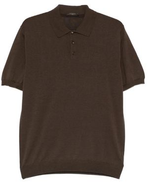 Zanone Polo Shirts - Brown