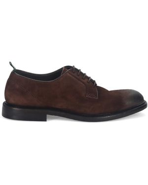 Green George Laced Shoes - Brown