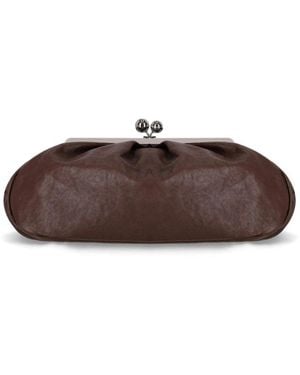 Weekend by Maxmara Pasticcino Cristin Large Clutch - Bruin