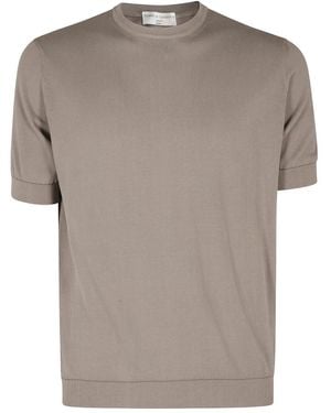 FILIPPO DE LAURENTIIS Soft Cotton Delave Shirt - Grau