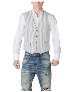 Gianni Lupo Waistcoats - Grey