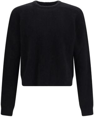 Rick Owens Round-Neck Knitwear - Nero