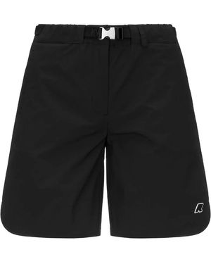K-Way Korte Broeken ,Zwart ,Polyester Hiky Shorts Voor Buitenactiviteiten