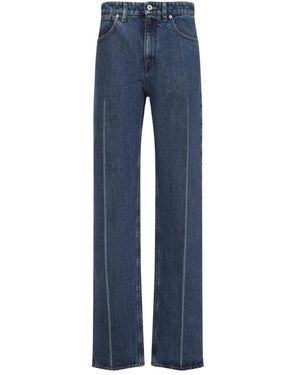 Jil Sander Gerades Jeans - Blau