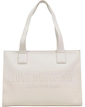 Love Moschino Shopping Bags - White