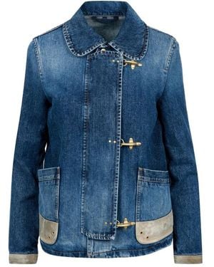 Fay Denim Jackets - Blue