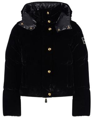 Elisabetta Franchi Gepolsterte Jacke - Schwarz