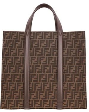 Fendi Tote Bags - Brown