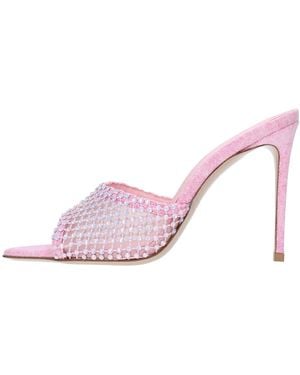 Le Silla Schoenen ,Roze ,Leer Sandalen Roze