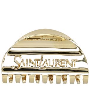 ヘアアクセサリー Saint Laurent HAIR ACCESSORIES (820845Y1500) SAINT LAURENT WOMAN GOLD HAIR ACCESSORIES – Antonioli.eu