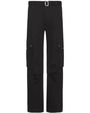 Jacquemus Straight Trousers - Black