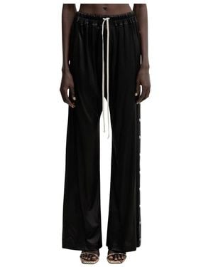 Rick Owens Wide Trousers - Nero