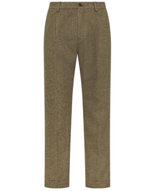 Cruna Straight Trousers - Verde