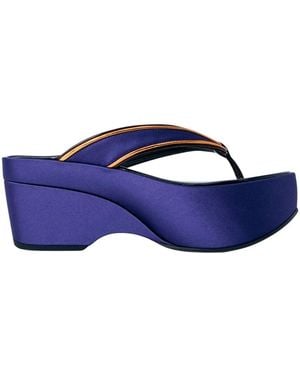 Dries Van Noten Wedges - Blue