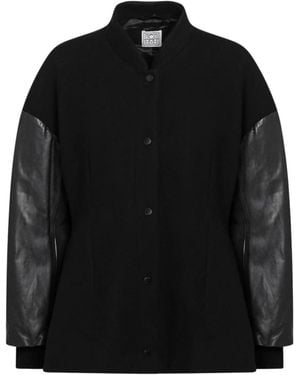 TOTEME Bomber Jackets - Black