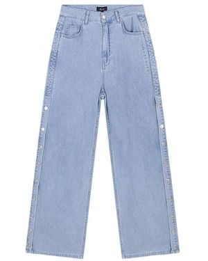 Alix The Label Straight Jeans - Blu
