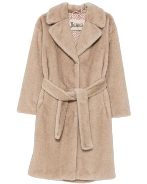 Herno Jassen ,Leer Coats - Naturel