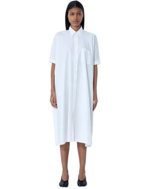MM6 by Maison Margiela Shirt Dresses - Blue