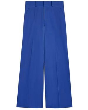 Celine Broek Van Katoenen Twill - Blauw