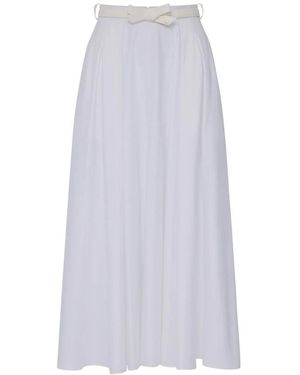 Elisabetta Franchi Maxi Skirts - White