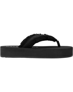 Balenciaga Schoenen ,Zwart ,Satijn Jet Lag Thong Micro