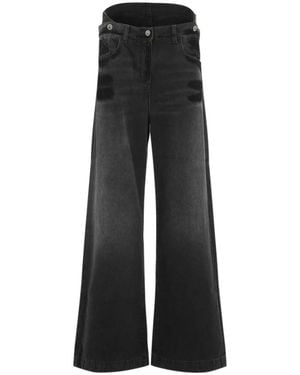 The Attico Wide Jeans - Negro