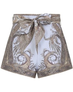 Zimmermann Short Shorts - Gray