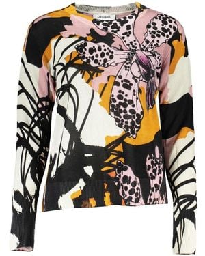 Desigual Round-Neck Knitwear - Nero