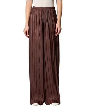 Roberto Collina Wide Pants - Brown