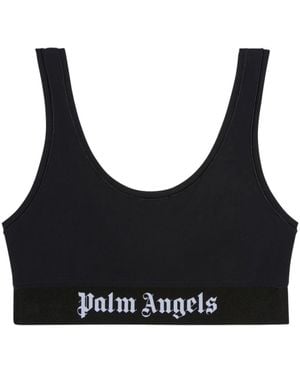 Palm Angels Sleeveless Tops - Nero