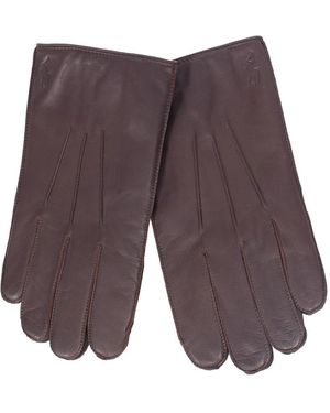 Polo Ralph Lauren Lederhandschuhe - Lila