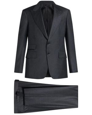 Tom Ford Single Breasted Suits - Negro