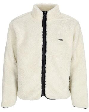 Obey Faux Fur & Shearling Jackets - White