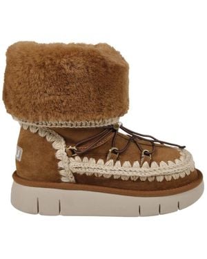 Mou Schoenen ,Bruin ,Wol Bounce Boot