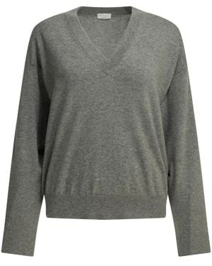 Brunello Cucinelli Cashmere Knitwear - Grigio