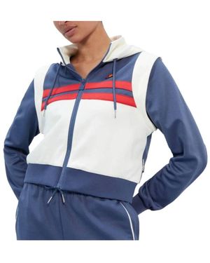 Ellesse Hoodies & Sweatvesten ,Blauw ,Zip-Throughs
