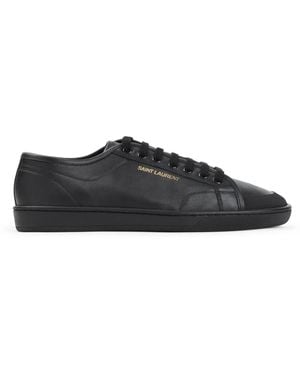 Saint Laurent Schoenen ,Zwart ,Leer Gym Sneakers