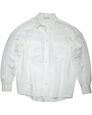 Acne Studios Formal Shirts - Wit