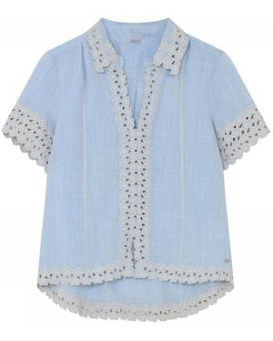 GUSTAV Blouses - Blue