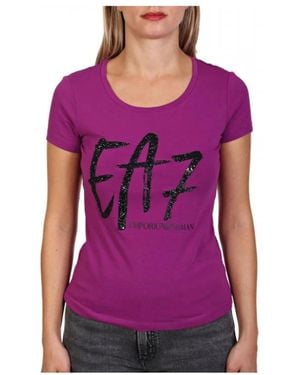 EA7 T-Shirts - Morado