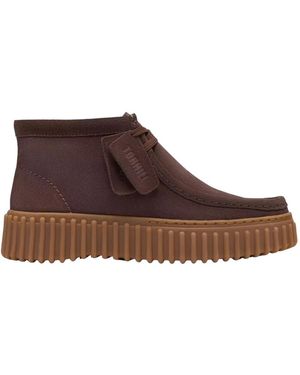 Clarks Lace-Up Boots - Marrón