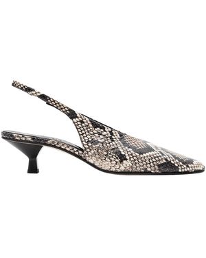 Parallèle Schoenen ,Leer Elki Slingback - Metallic