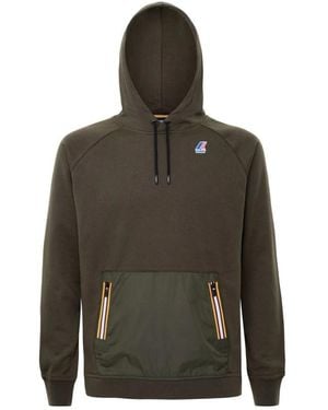 K-Way Le Vrai Loic Hoodie - Groen